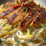 Grilled Chicken Alfredo Pasta