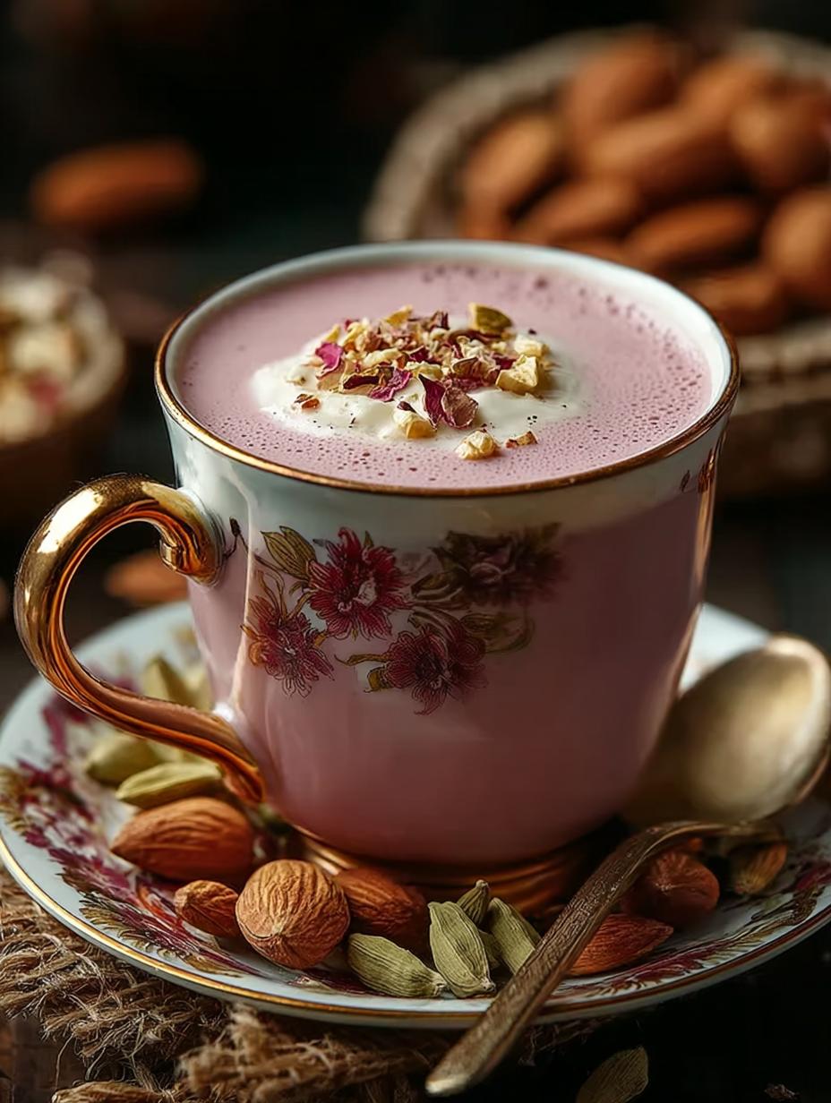 Kashmiri Pink Chai: 7 Secrets to Perfecting This Delightful Tea - Kashmiri Pink Chai - additional detail