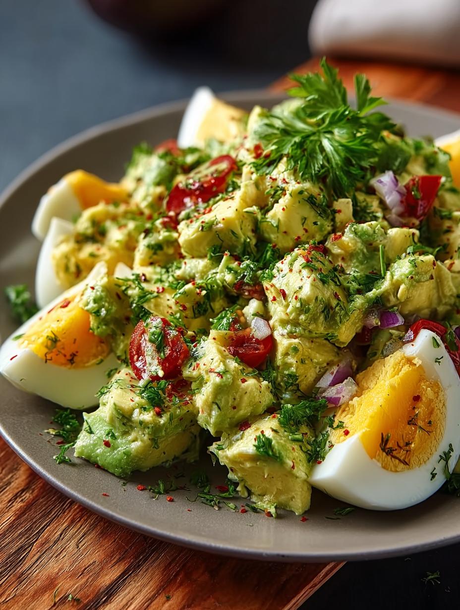 Keto Avocado Egg Salad: 5 Reasons to Love This Creamy Delight - Keto Avocado Egg Salad - main visual representation