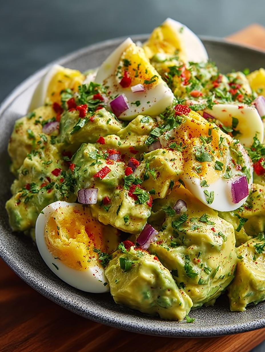 Keto Avocado Egg Salad: 5 Reasons to Love This Creamy Delight - Keto Avocado Egg Salad - additional detail
