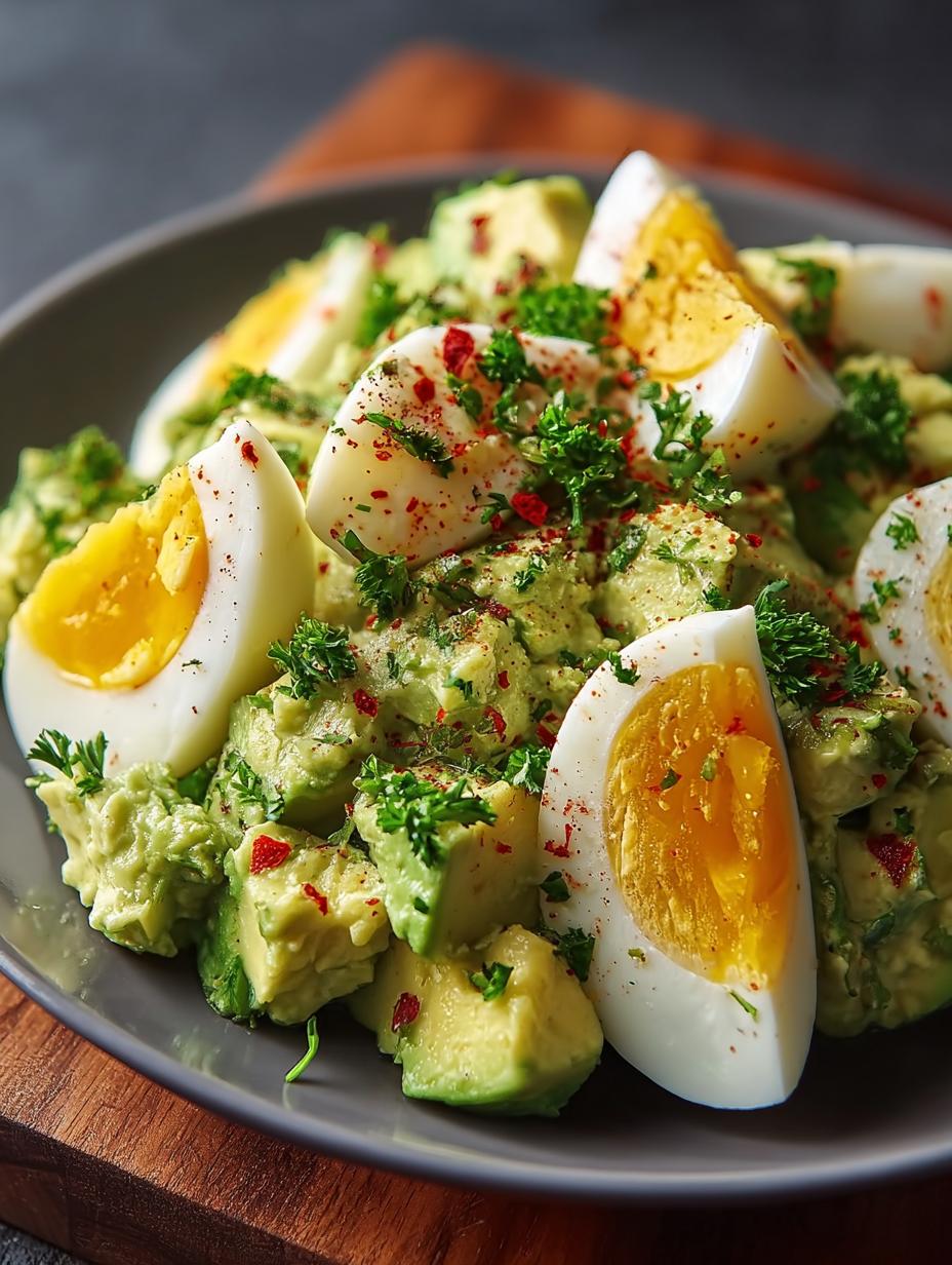 Keto Avocado Egg Salad
