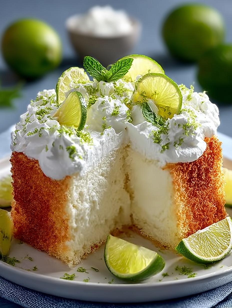 Key Lime Angel Food Cake: 12 Reasons to Love This Dessert 4 Key Lime Angel Food Cake: 12 Reasons to Love This Dessert - Key Lime Angel Food - main visual representation