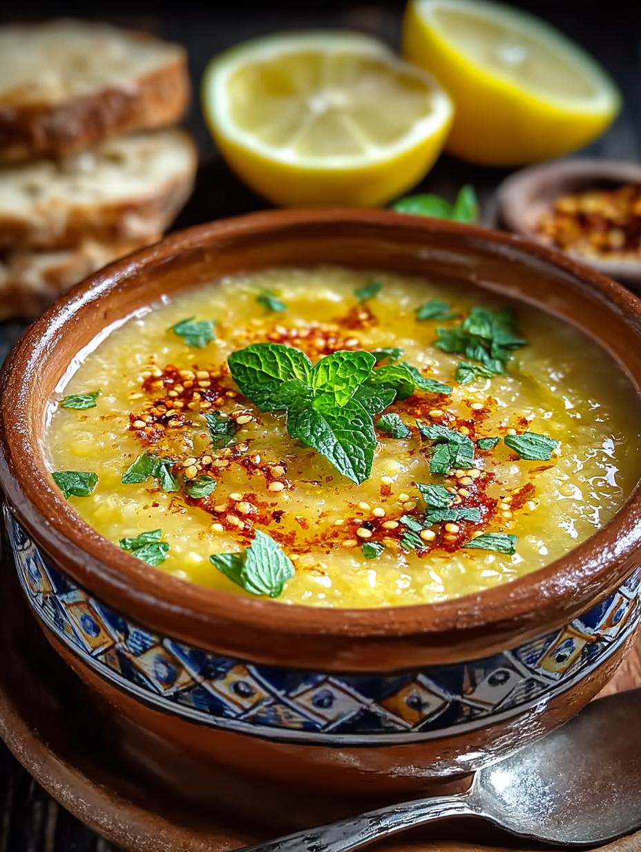 Lebanese Lemon Lentil Soup: 7 Reasons to Love It - Lebanese Lemon Lentil Soup - additional detail