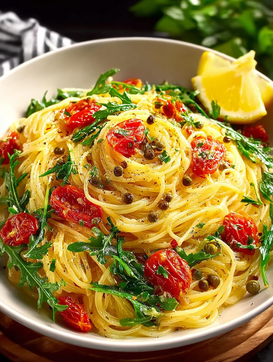 Lemon Capellini Salad: 5 Refreshing Summer Recipes - Lemon Capellini Salad - additional detail