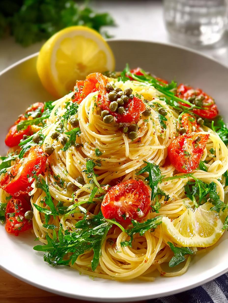 Lemon Capellini Salad