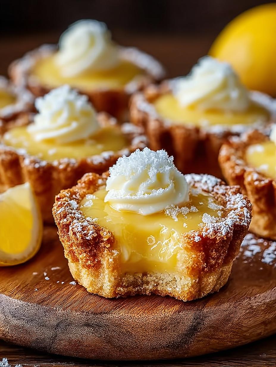 Lemon Curd Cookie Cups