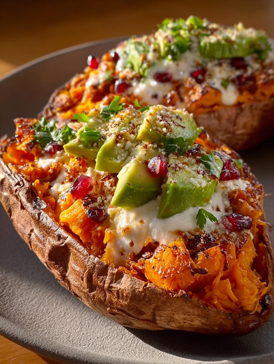 Loaded Sweet Potato Boats: 5 Delicious Variations 4 Loaded Sweet Potato Boats: 5 Delicious Variations - Loaded Sweet Potato Boats - main visual representation