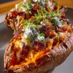 Loaded Sweet Potato Boats