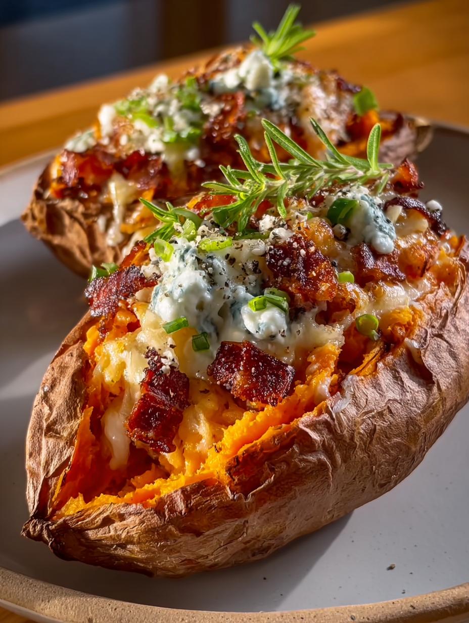 Loaded Sweet Potato Boats