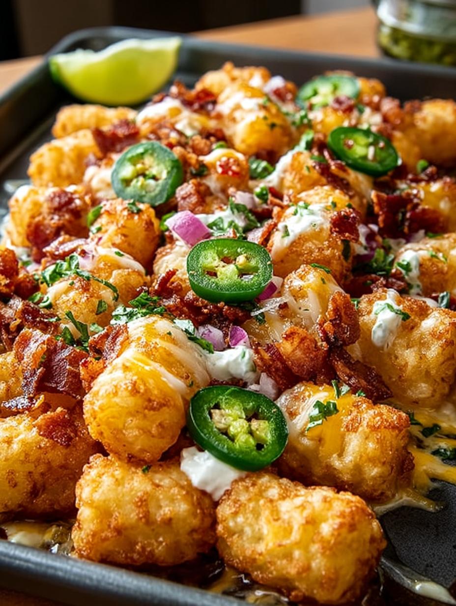 Loaded Totchos Tater Tot: 7 Irresistible Ways to Indulge - Loaded Totchos Tater Tot - additional detail