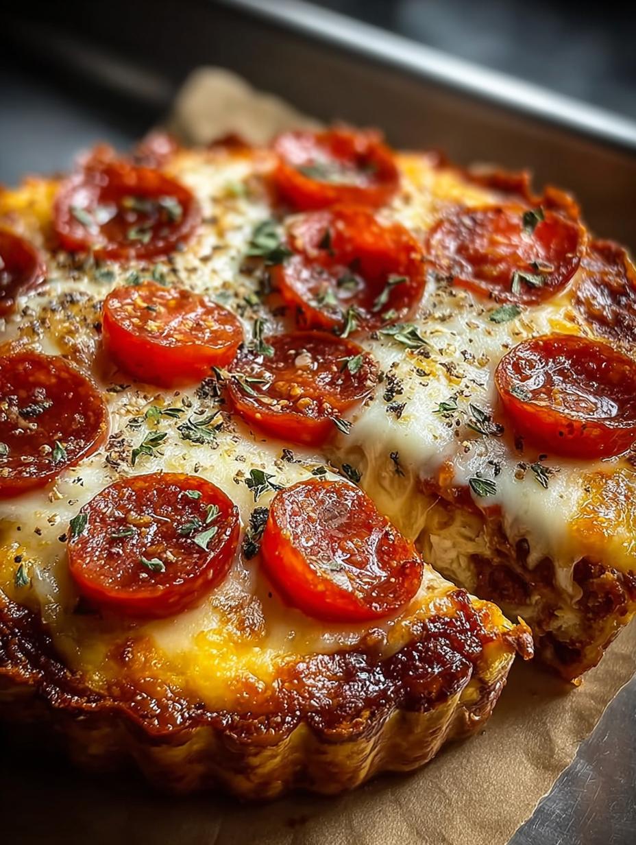 Low Carb Crustless Pizza