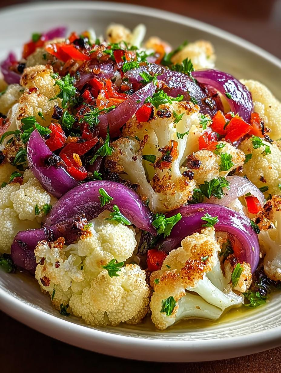Marinated Cauliflower Salad