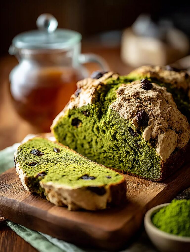 Matcha Irish Soda Bread