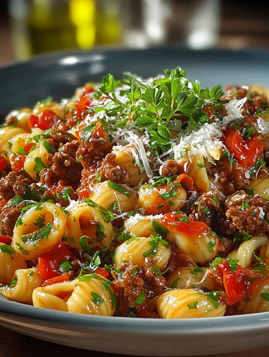 Delicious Minced Beef Trottole Pasta in 30 Minutes 4 Delicious Minced Beef Trottole Pasta in 30 Minutes - Minced Beef Trottole Pasta - main visual representation