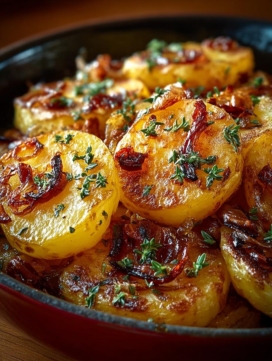 Oven Fried Potatoes Onions