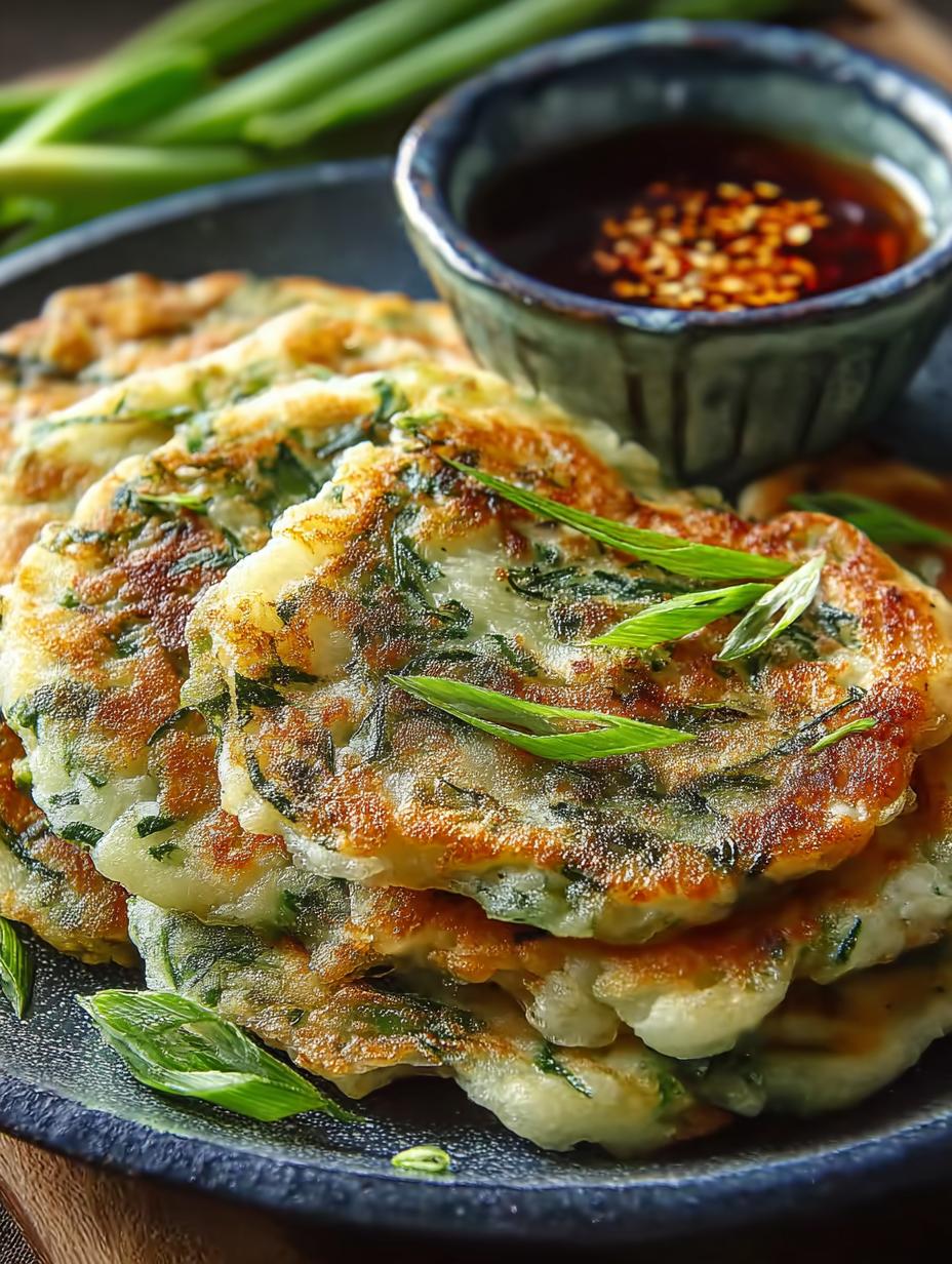 Rice Paper Scallion Pancakes