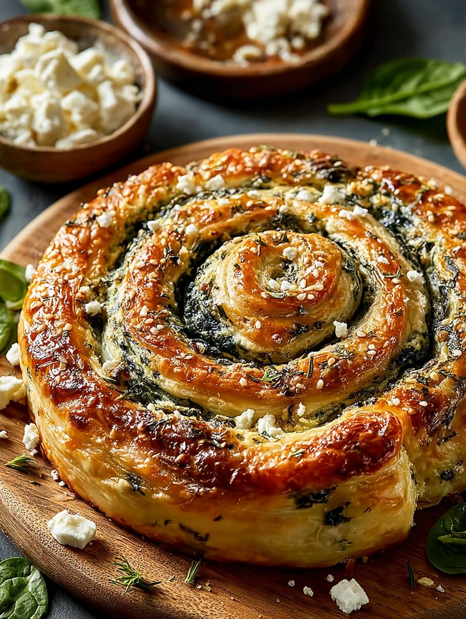 Savory Spinach Feta Spiral: 7 Irresistible Reasons to Indulge - Savory Spinach Feta Spiral - main visual representation