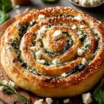 Savory Spinach Feta Spiral