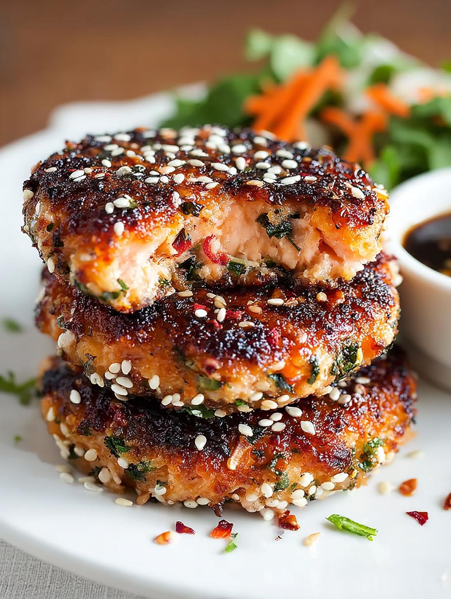 Sesame Crusted Salmon Patties: 8 Irresistibly Crispy Delights - Sesame Crusted Salmon Patties - main visual representation