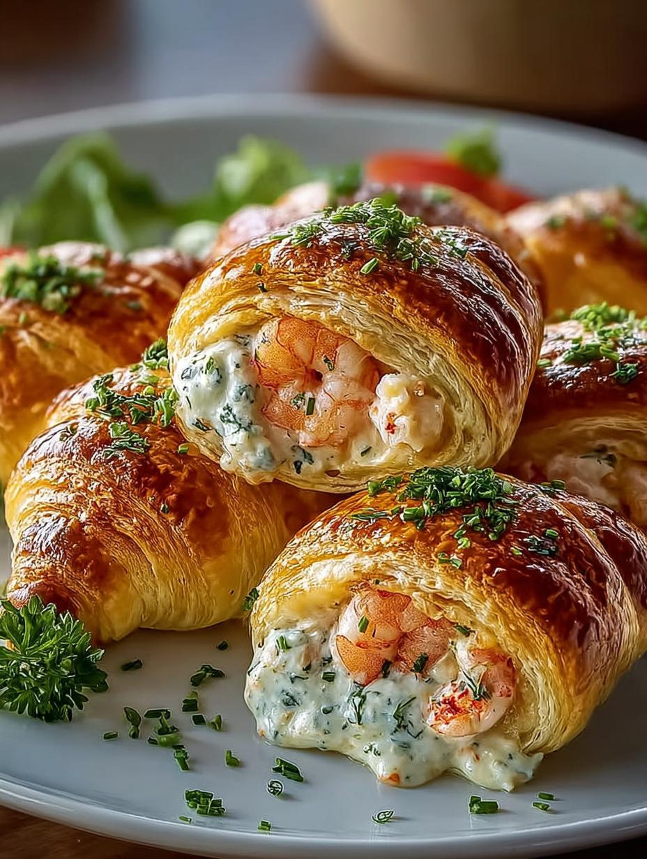 Shrimp Crab Stuffed Crescent