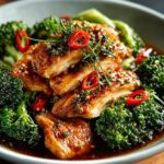 Spicy Garlic Chicken Broccoli