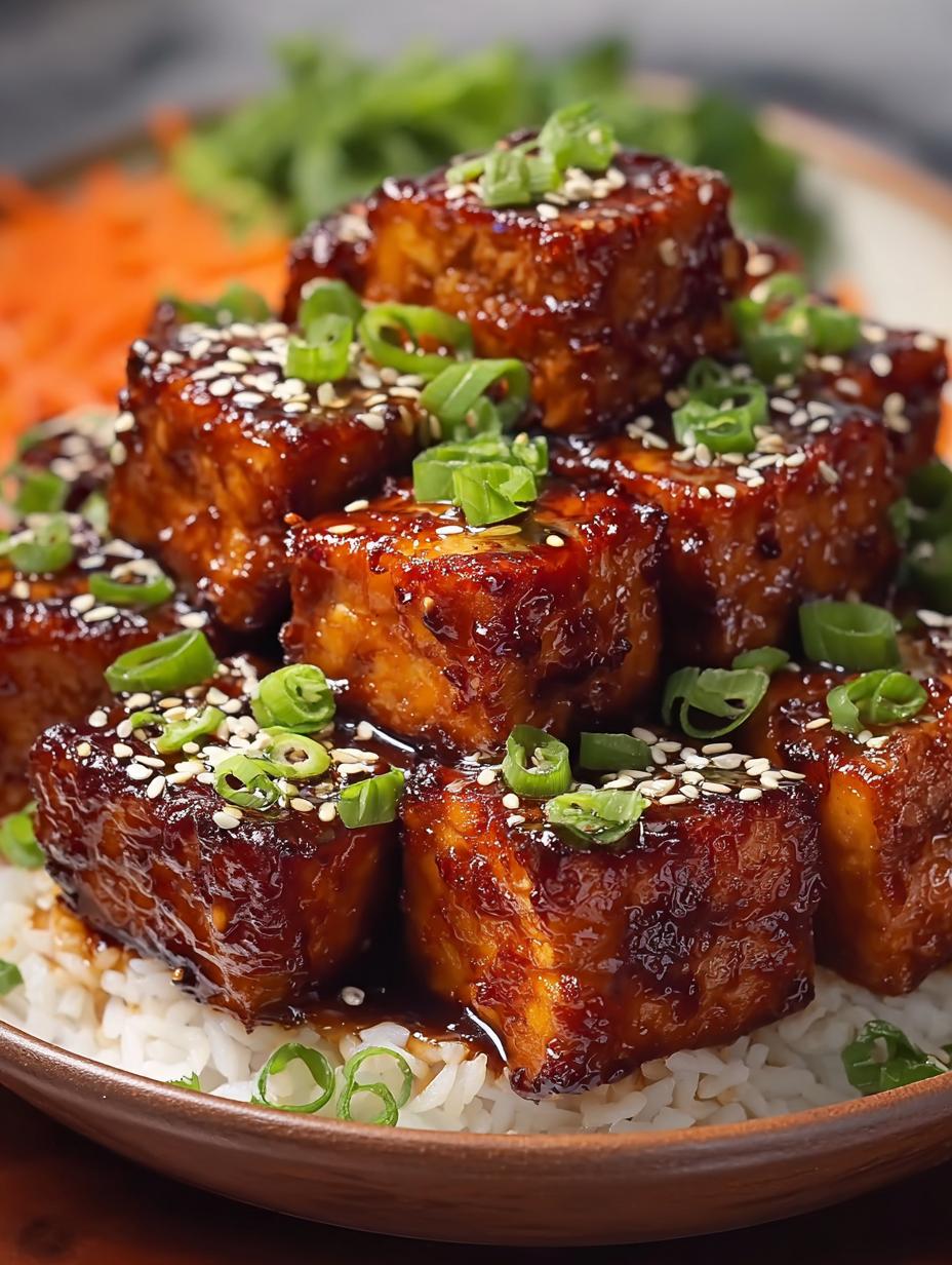 Spicy Honey Garlic Tofu