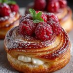 Sugar Raspberry Danish Bun