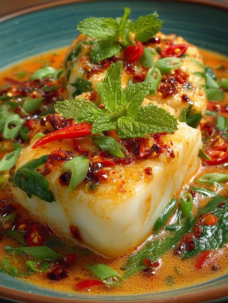 Thai Coconut Lime Poached