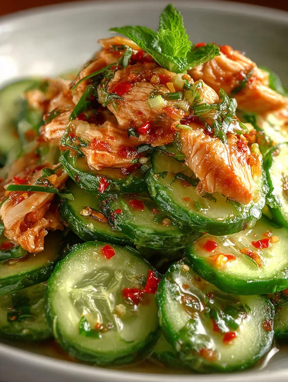 Thai Cucumber Salad with Chicken: 5 Refreshing Secrets - Thai Cucumber Salad with - additional detail