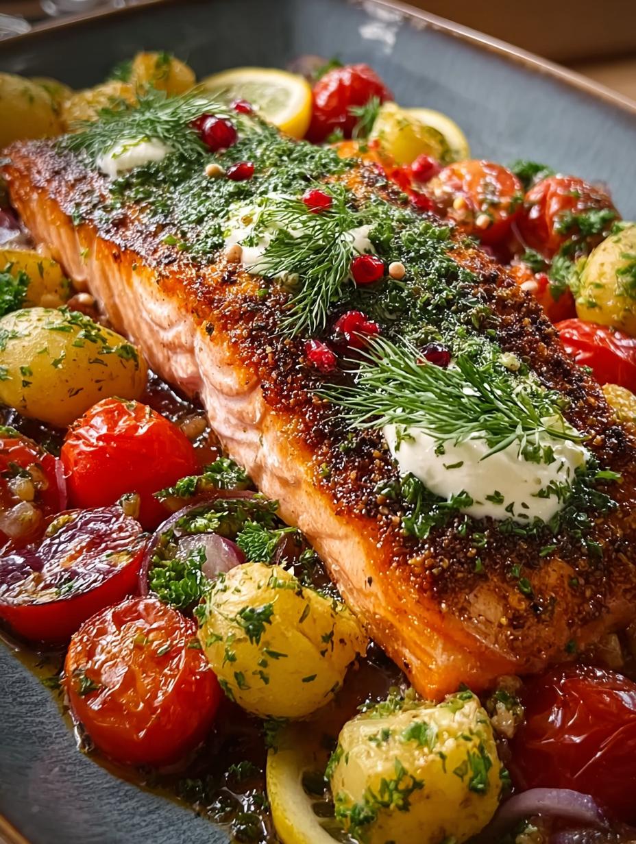 Zaatar Garlic Salmon
