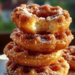 Apple Fritter Waffle Donuts