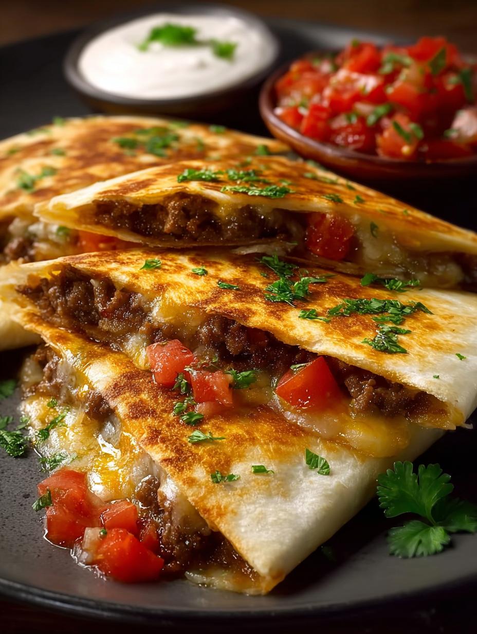 Beef Cheese Quesadilla