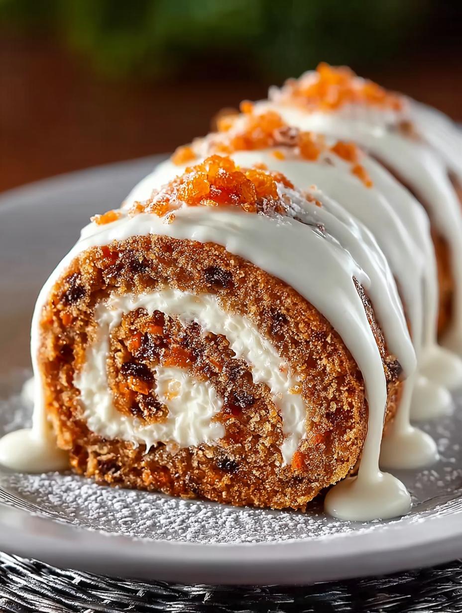 Carrot Cake Roll