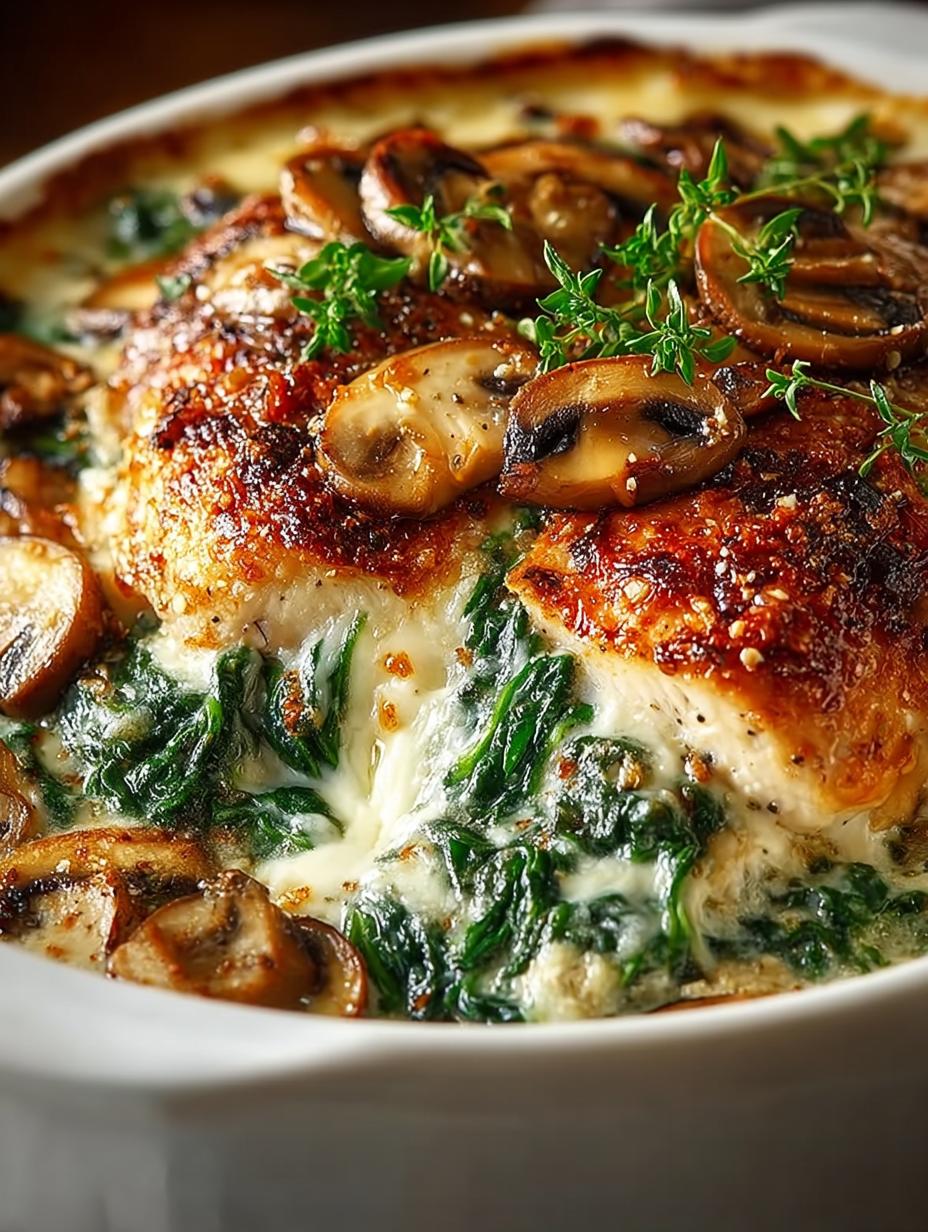 Chicken Spinach Mushroom Bake: 6 Irresistible Reasons to Try 4 Chicken Spinach Mushroom Bake: 6 Irresistible Reasons to Try - Chicken Spinach Mushroom Bake - main visual representation