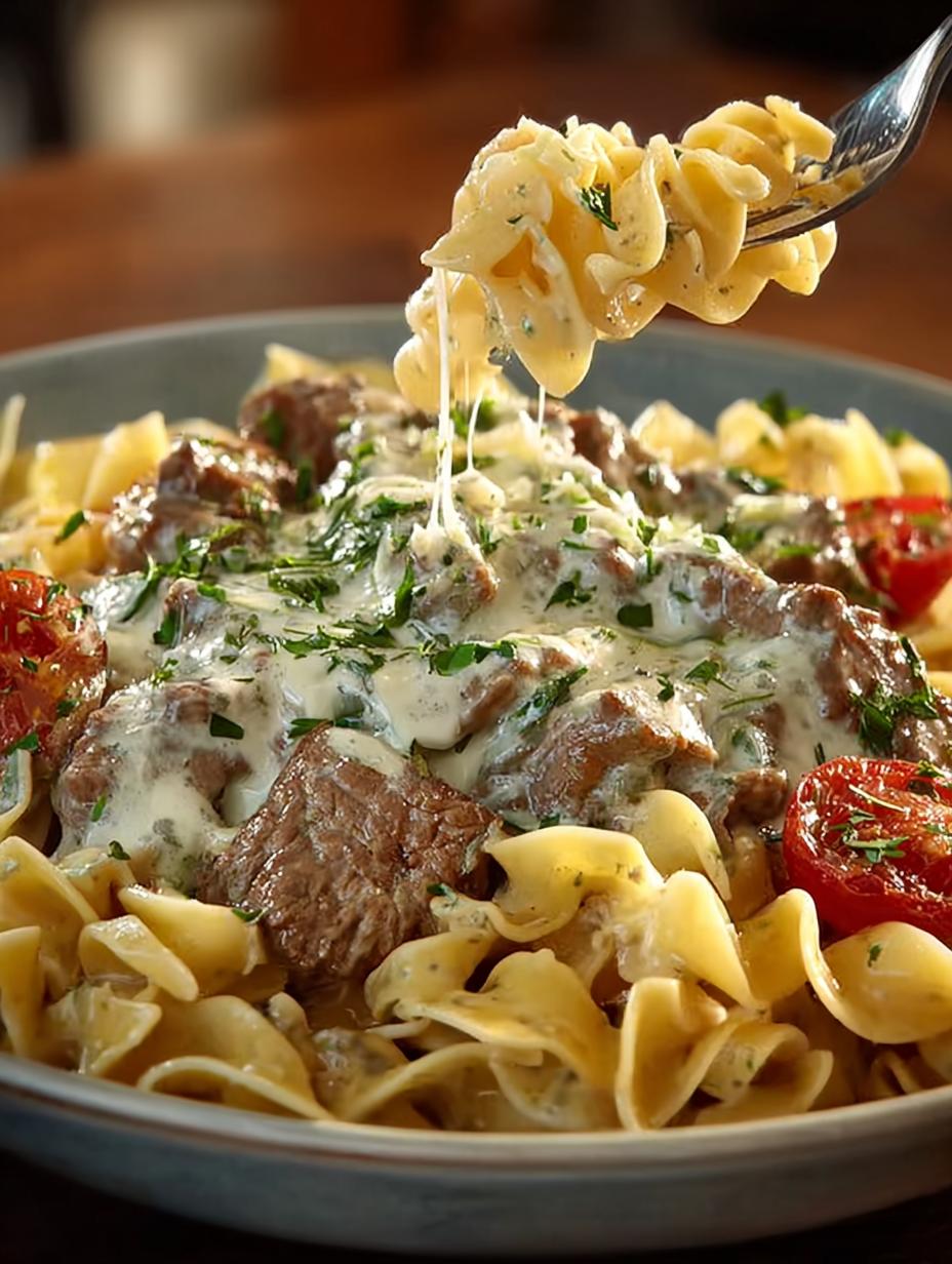 Creamy Ranch Beef Noodle: 4 Steps to Comforting Bliss - Creamy Ranch Beef Noodle - additional detail