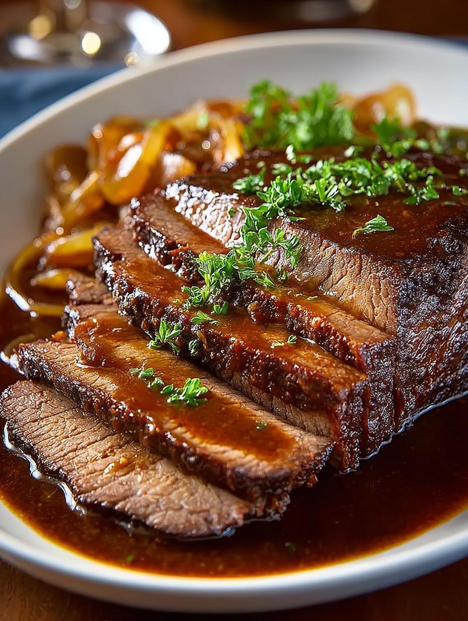 Delicious Crockpot Brisket Recipe for Family Meals - Crockpot Brisket - main visual representation