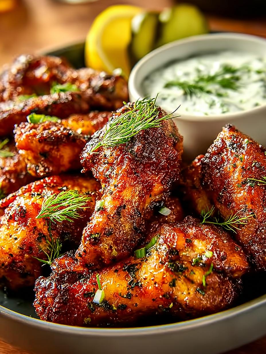 Dill Pickle Chicken Wings: 7 Boldly Flavorful Recipes - Dill Pickle Chicken Wings - additional detail