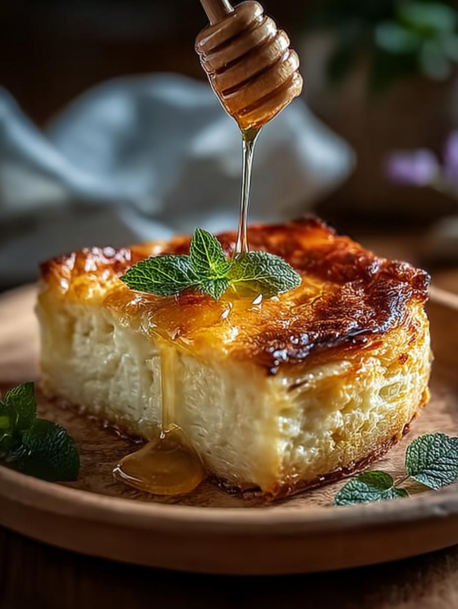 Golden Greek Honey Pie: A Heavenly Mediterranean Delight - Golden Greek Honey Pie - main visual representation