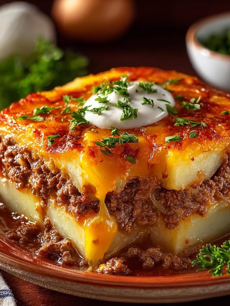 Ground Beef Potato Casserole