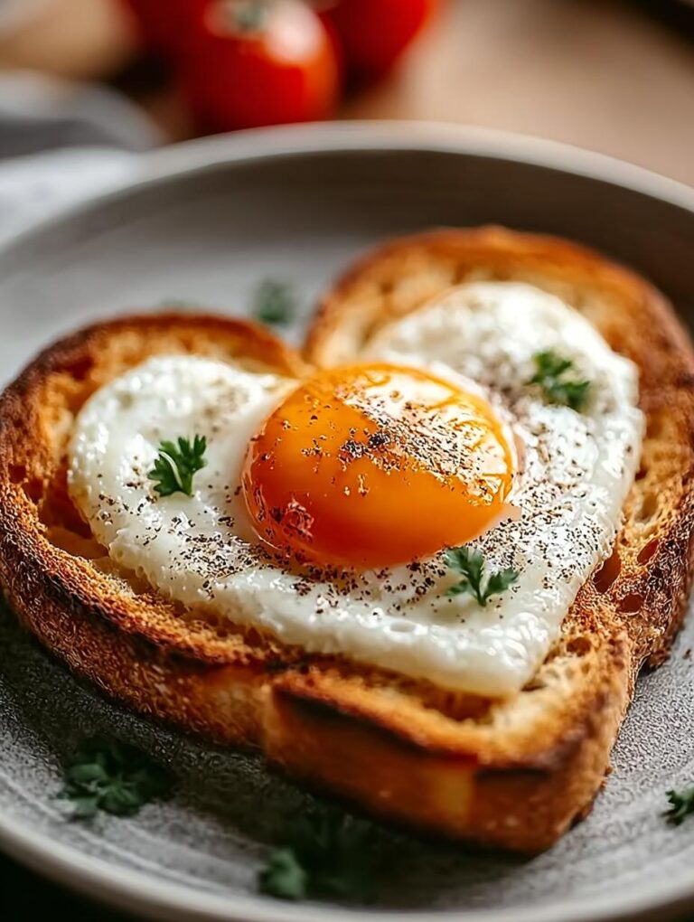 Heart Egg Hole Toast