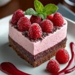 Heart Shaped Raspberry Mousse