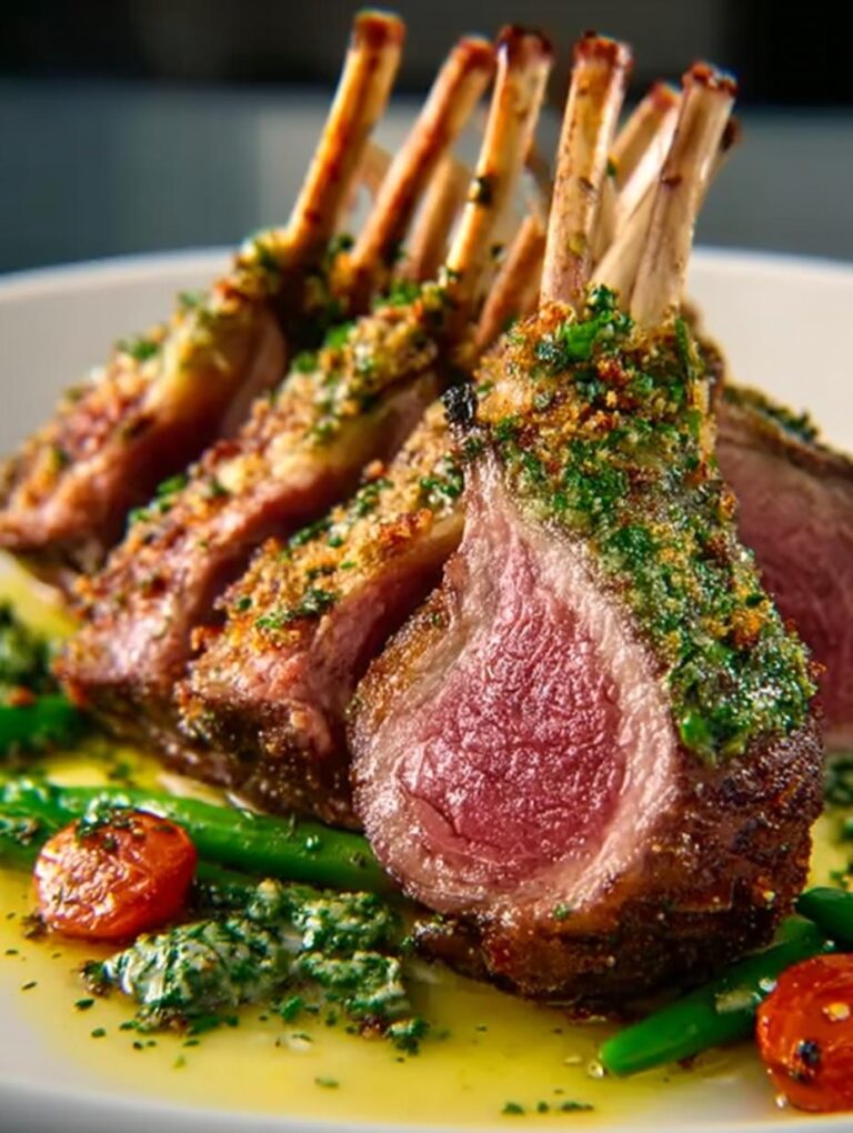 Herb Crusted Rack Lamb