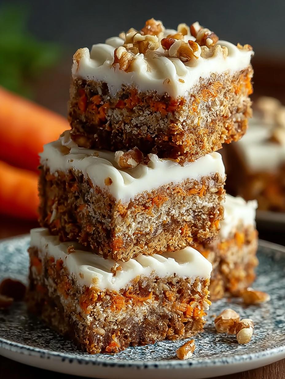 High Protein Cottage Cheese Carrot Cake Bars Recipe - High Protein Cottage Cheese - main visual representation