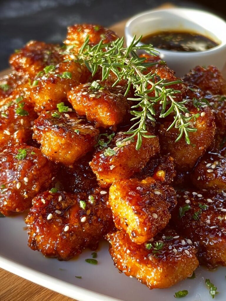 Honey Garlic Chicken Bites