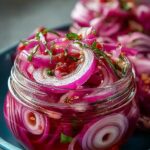 Hot Honey Pickled Red
