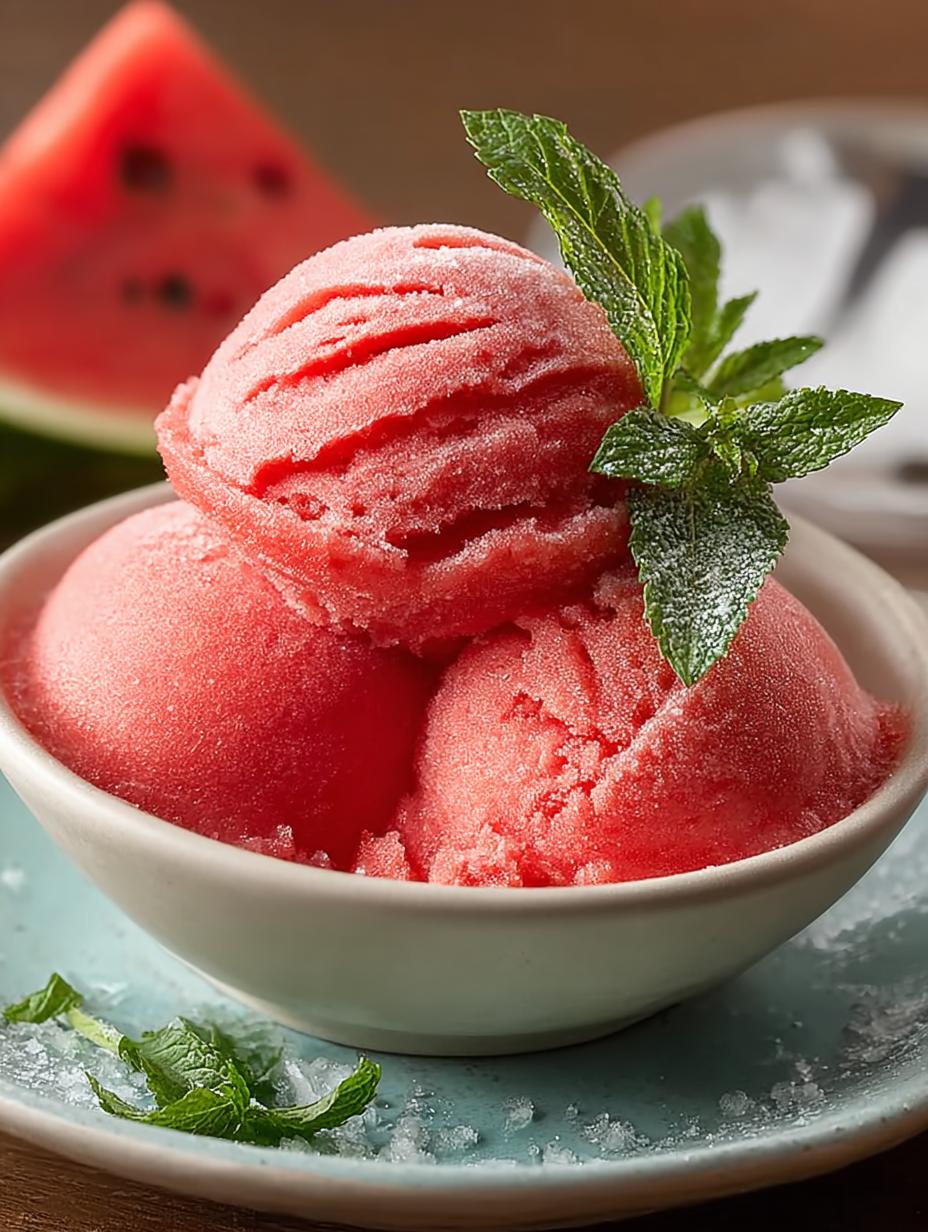 Ingredient Watermelon Sorbet: 2 Simple Steps to Bliss - Ingredient Watermelon Sorbet - additional detail
