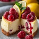 Lemon Raspberry Cheesecake