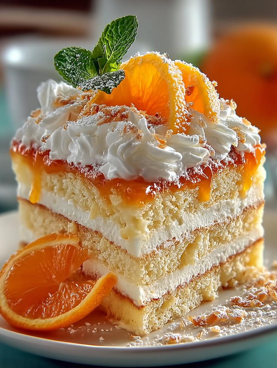 Orange Creamsicle Cake