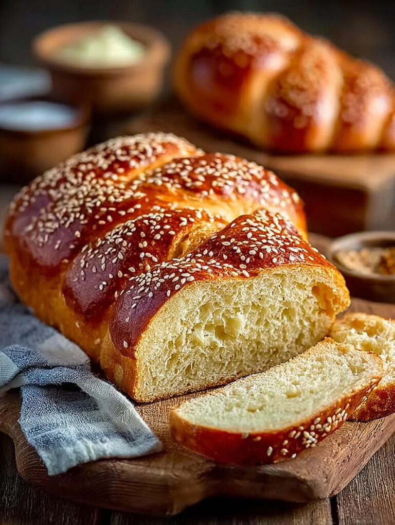 Semolina Bread with Sesame