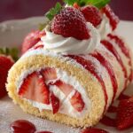 Strawberry Shortcake Cheesecake Rolls